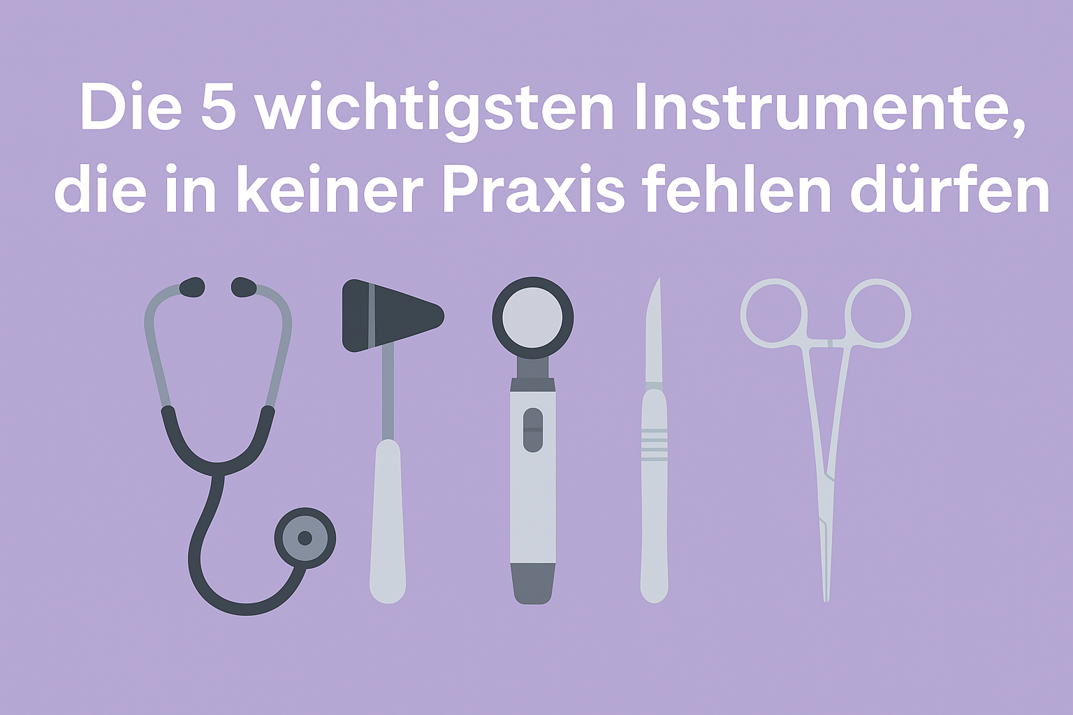 Die 5 wichtigsten Instrumente für jede Praxis