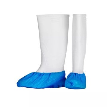 OP-Überschuhe aus CPE Blau (15 x 42 cm) (100 Stück)