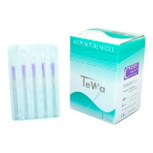 TeWa Akupunkturnadeln CJ-Type beschichtet lila (0,25 x 40 mm) (100 Stück)