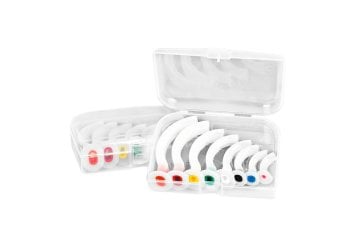 Guedeltuben-Set Mit Box Je 1 Tubus Gr. 000, 00, 0, 1, 2, 3, 4, 5. Farbcodiert