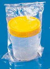 Universal Container - Urinbecher einzeln verpackt mit Schraubverschluß (125 ml) (150 Stück)