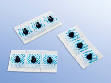 EKG-Einmalelektroden 454 Diagnostik Karbon - Anschluß f. 4 mm Stecker (50 Stück)