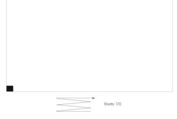 EKG-Papier für Nihon Kohden EKG 1500/1550 170 Blatt Faltlage (210 mm x 295 mm)