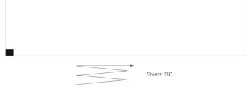 EKG-P. für Nihon-Kohden ECG-9130 ECG-2350 Faltlage 210 Blatt (210 mm x 140 mm)