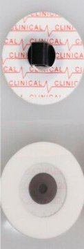 EKG Elektrode Clinical S30B Festgel (Schaumstoff 30mm Bananenstecker 4mm) (50 Stück)