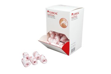 Clinical Venenstauer Einweg Weiß Spenderbox (65 cm x 35 mm) (100 Stück)