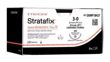 Ethicon STRATAFIX™ Spiral MONOCRYL™ Plus Unidirektional Selbstsicherndes Nahtmaterial – Johnson & Johnson / Ethicon