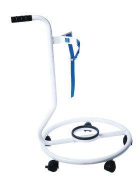 Flaschenfahrgestell mit 75 mm Rollen Klinikfahrgestell - nur für 10 Liter Flaschen