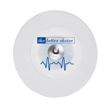 EKG Schaumstoffelektrode Liquid Gel Druckknopfanschluss (Ø 50 mm) (30 Stück)
