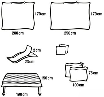 Foliodrape Universal Set III (9 Stück)