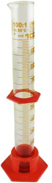 Hecht Messzylinder AR-Glas Sodaglas Mit Präziser Graduierung