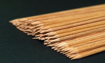 Hecht Holz-Watteträger ohne Kopf