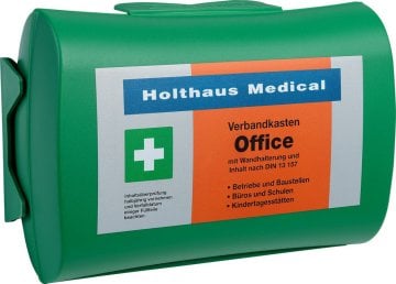 Office Betriebsverbandkasten grün, DIN13157 (26x 17 x 9,5cm)