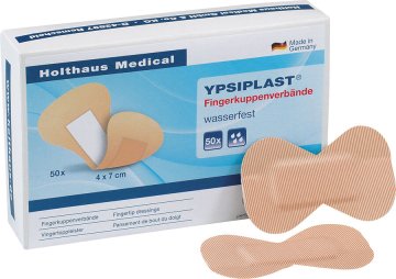 Ypsiplast Fingerkuppenverband einzeln verp. (4 x 7 cm) (50 Stück)