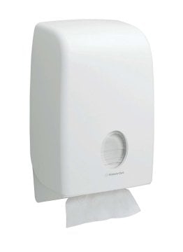Aquarius Handtuchspender, Kunststoff, weiß, H39,9 x B26,5 x T13,6 cm