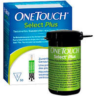 OneTouch Select Plus Teststreifen, 50 Stück