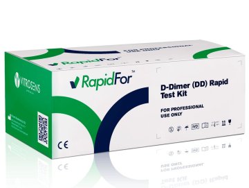 Vitrosens RapidFor D-Dimer (DD) Testkassetten (25 Stück)