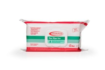 medichem Flow Wipes free alkoholfrei 20 x 22 cm (100 Stück)