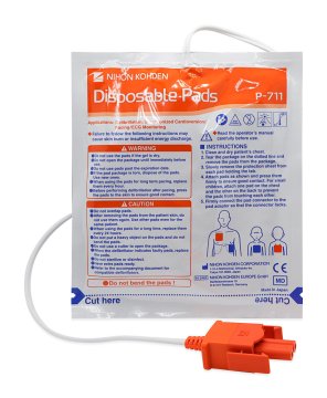 Einweg-Defibrillationselektroden für TEC5621/5631, Kinder/Erwachsene, 1 Paar