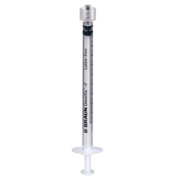Omnifix F Solo 1 Ml Luer Lock Dreiteilig Steril Ohne Kanüle (100 Stück)