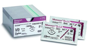 B.Braun Monosyn® Quick ungefärbt Nahtmaterial