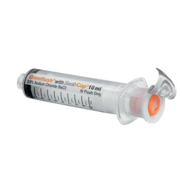 Omniflush mit SwabCap mit NaCL 0,9% (10ml) (100 Stück)