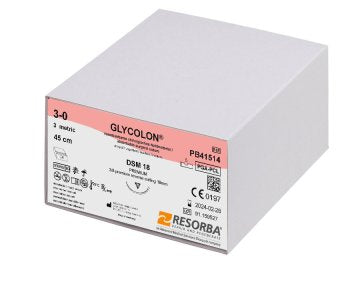 GLYCOLON ungefärbt 3/0 DSM18 45 cm (24 Stück)