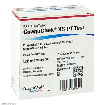 Roche Blutgerinnungstest CoaguChek XS PT