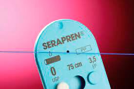Serag-Wiessner SERAPREN Blau Monofilament Nahtmaterial Aus Polyamid
