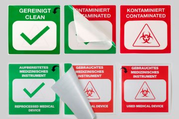 steriCLIN® Infoetiketten