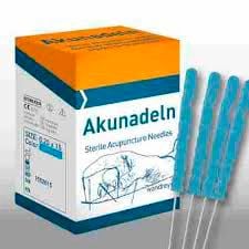 Akupunkturnadel Kunststoffgriff beschichtet (0,20 x 15 mm) (100 Stück)