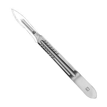 Zepf Skalpellgriff Passend Für Alle Klingen Figur 10 Bis 15