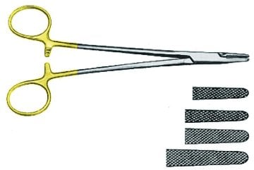 Zepf Mayo-Hegar Nadelhalter Schlanker Kopf Mit Arretierung Für Präzises Fassen