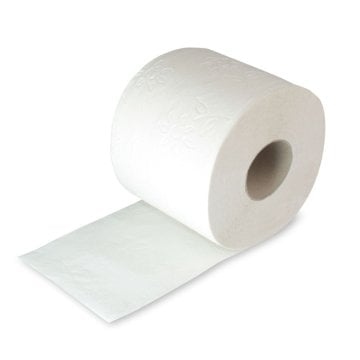Tissue-Toilettenpapier, 3-lagig, weiß, 250 Blatt (72 Rolle(n))