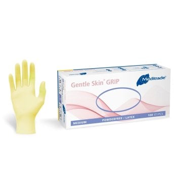 Meditrade Gentle Skin® GRIP Latex-Untersuchungshandschuhe