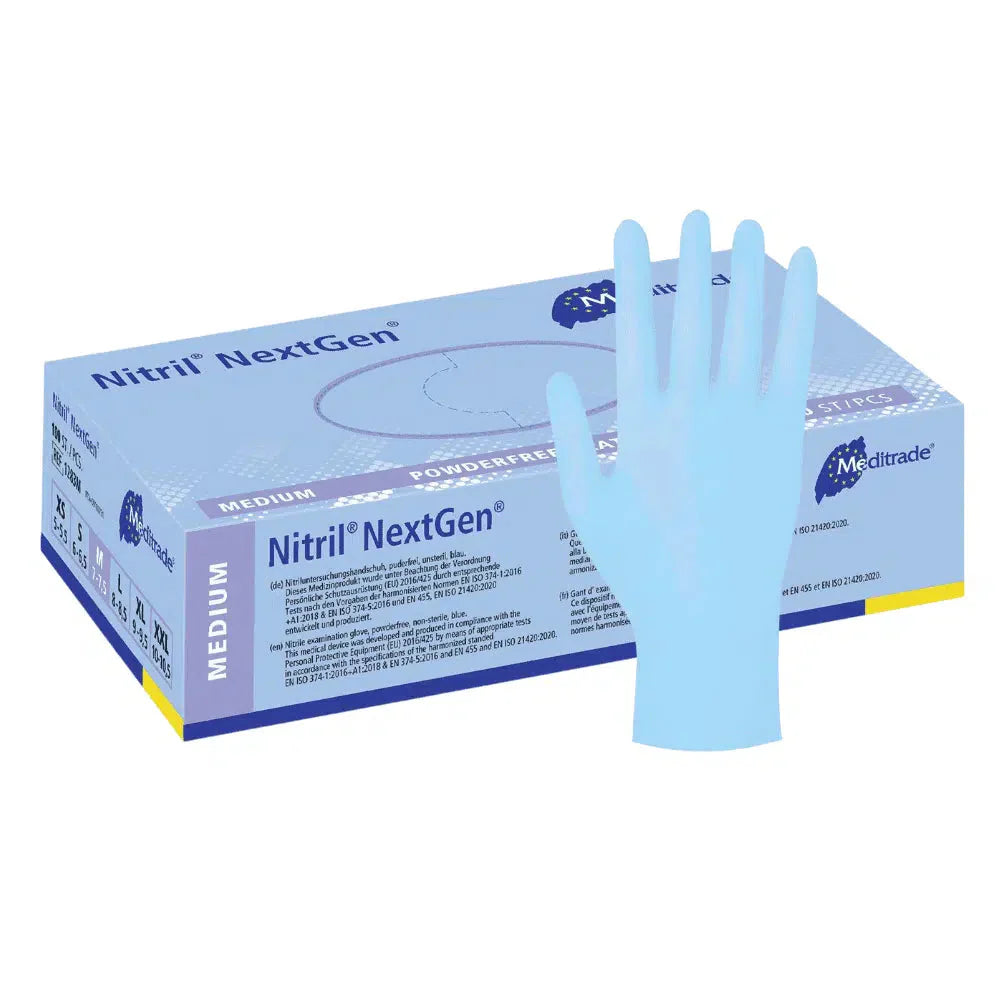 Meditrade Nitril NextGen® puderfreie Untersuchungshandschuhe