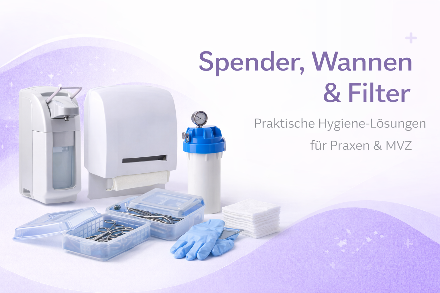Spender, Wannen & Filter