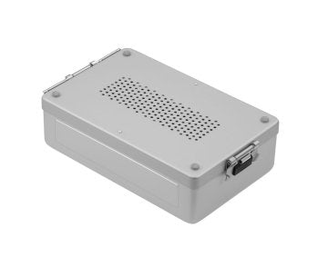 Dentalcontainer mit Deckelperforation (312 x 190 x 92 mm)