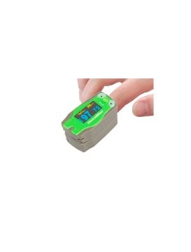 Fingerpulsoximeter für Kinder im Frosch Design