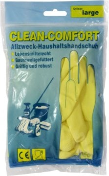 AMPri Haushalts- und Putzhandschuhe, gelb Standard