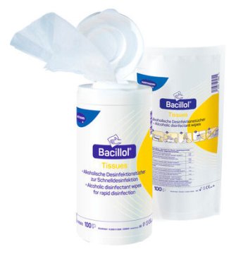 Bacillol Tissues RundDose Flächen-Desinfekionstücher (100 Stück)