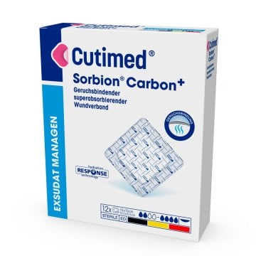 Essity Cutimed Sorbion Carbon Plus Wundverband Für Exsudatabsorption