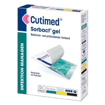 essity Cutimed® Sorbact® gel Wundkompresse
