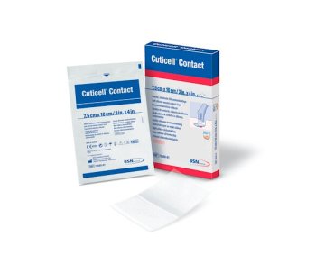 Cuticell Contact, Silikonwundauflage, steril (5 x 7,5 cm) (5 Stück) – Essity GmbH / BSN