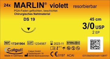 Catgut Nahtmaterial MARLIN® Violett