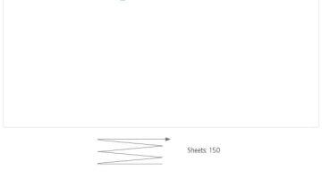 CTG-Papier für Baby Dopplex 3000 150 Blatt (151 mm x 150 mm)