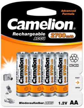 Akkus 1,2 V NiMH Wiederaufladbare Batterien Bis 1000 Mal Umweltfreundlich