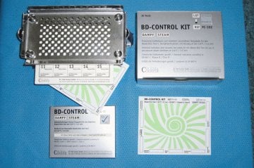 Dr. Früh Control BD-Control Bowie Dick Test Kit - Sterilisationstest Zur Kontrolle Von Einwirkzeit Und Temperatur – Dr. Früh Control GmbH