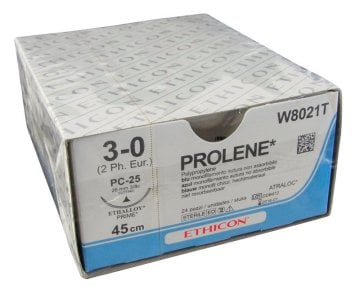 Prolene blau monofil P3 PRM MP 6/0 45 cm [36 Stück]