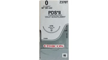 Ethicon PDS II Monofilament Resorbierbares Nahtmaterial Violett